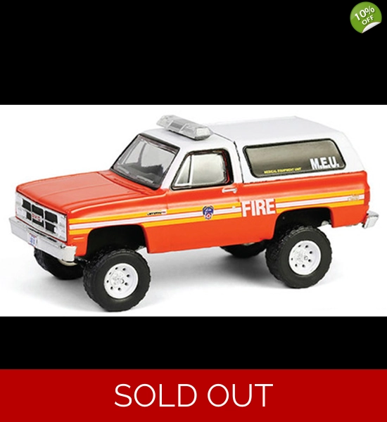 G.L. N.Y.F.D. 1987 GMC Jimmy Diecast